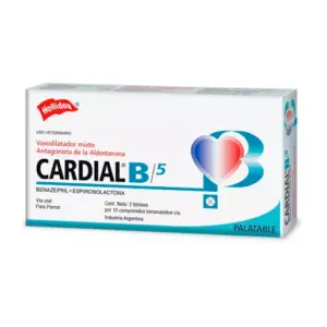 Cardial B 5 Mg X 20 Comp.