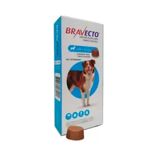 Antipulgas Para Perro Bravecto 1000mg 20 Kg - 40 Kg