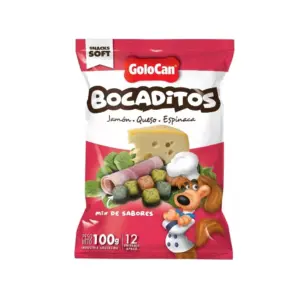 Snacks para Perros Golocan Bocaditos de Jamón